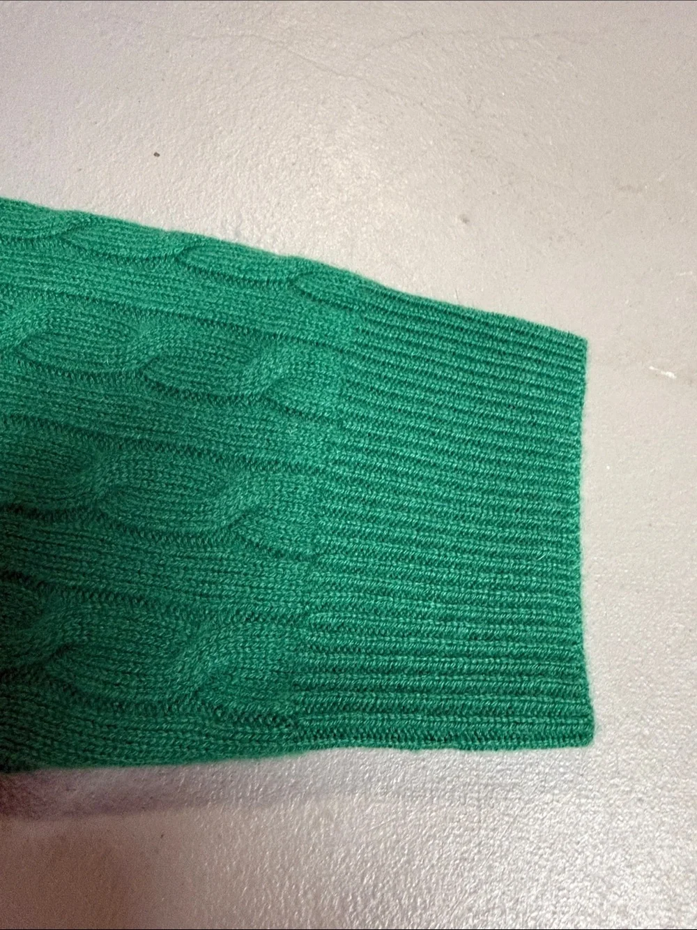 J. Crew Men's Cable Knit Crewneck Sweater - 100% Cashmere!!